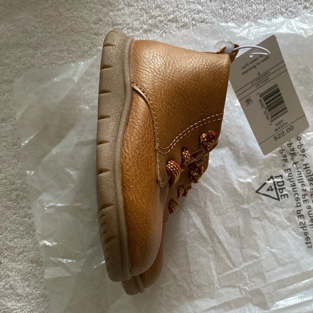 Baby leather look boots‎
